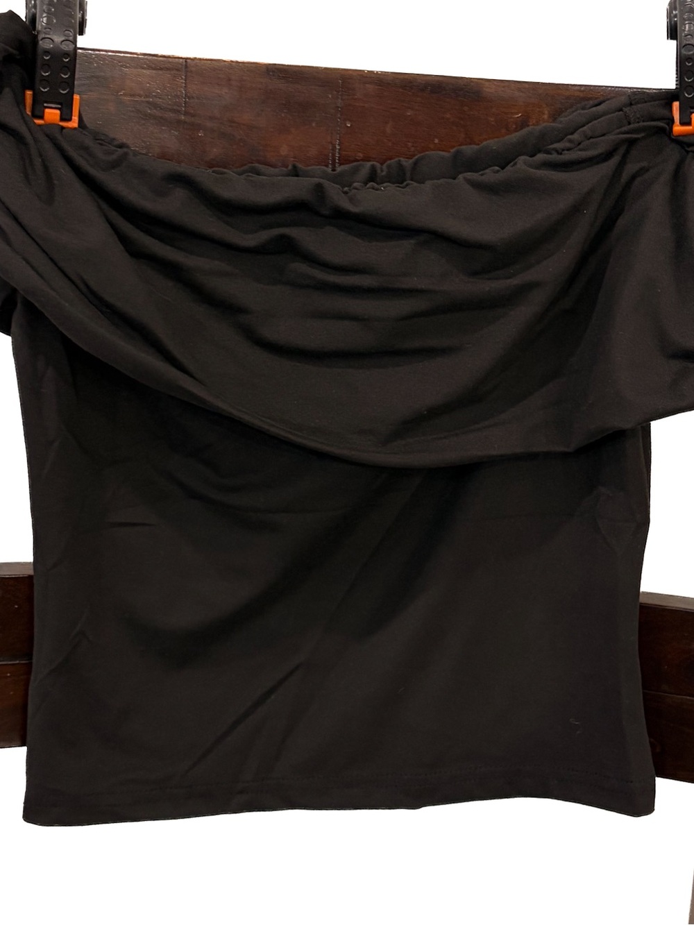 Women’s Off-Shoulder Black Shirt